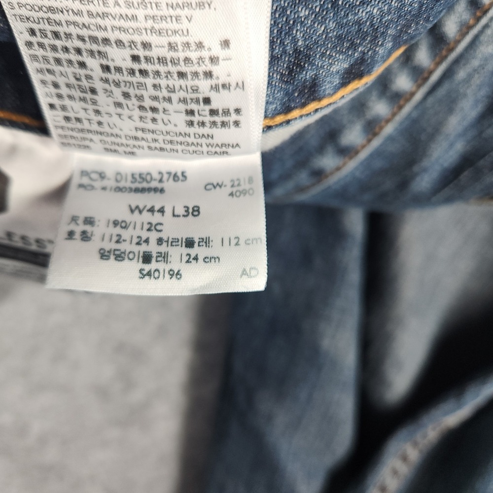 Levi's 550 Jeans Mens 44x38 Blue Denim Classic Relaxed Fit - Picture 10 of 14